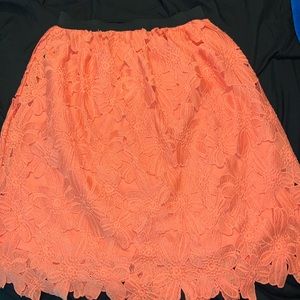 Coral flower skirt